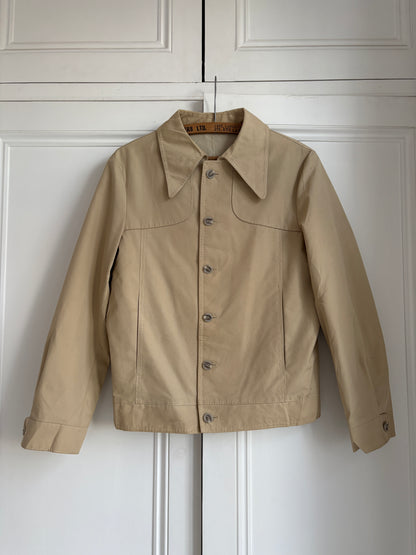 1970s Cropped Trench Jacket