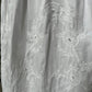 2000s White Cotton Embroidered Summer Dress