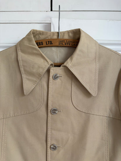 1970s Cropped Trench Jacket