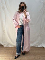 2000s Pure Silk Longline Tang Jacket