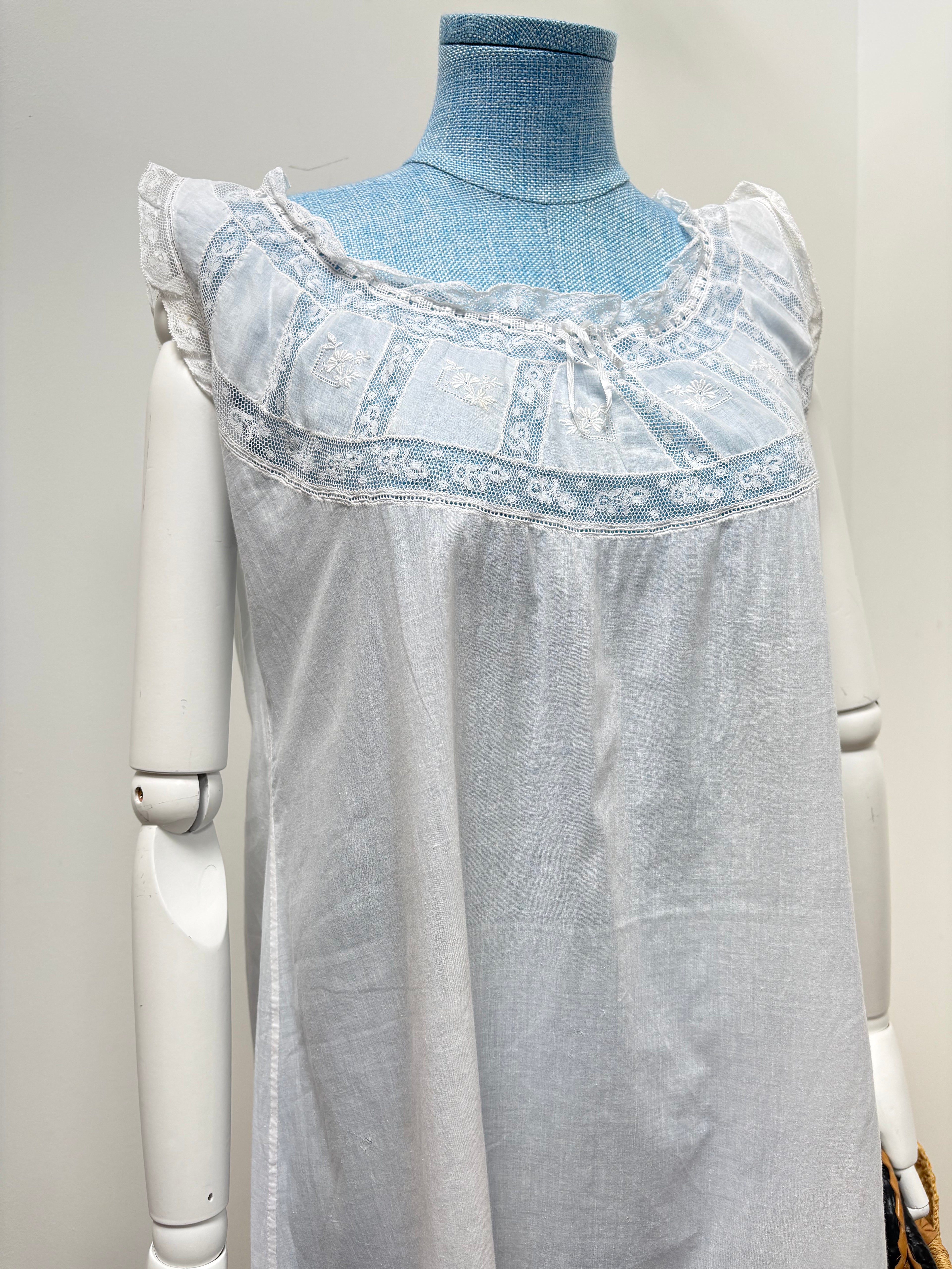 1910s Cotton Nightdress