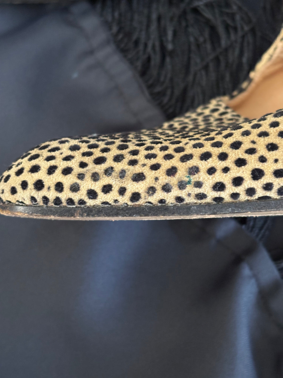 1990s Cheetah Calf Hair Heels