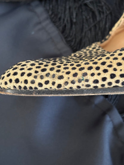1990s Cheetah Calf Hair Heels