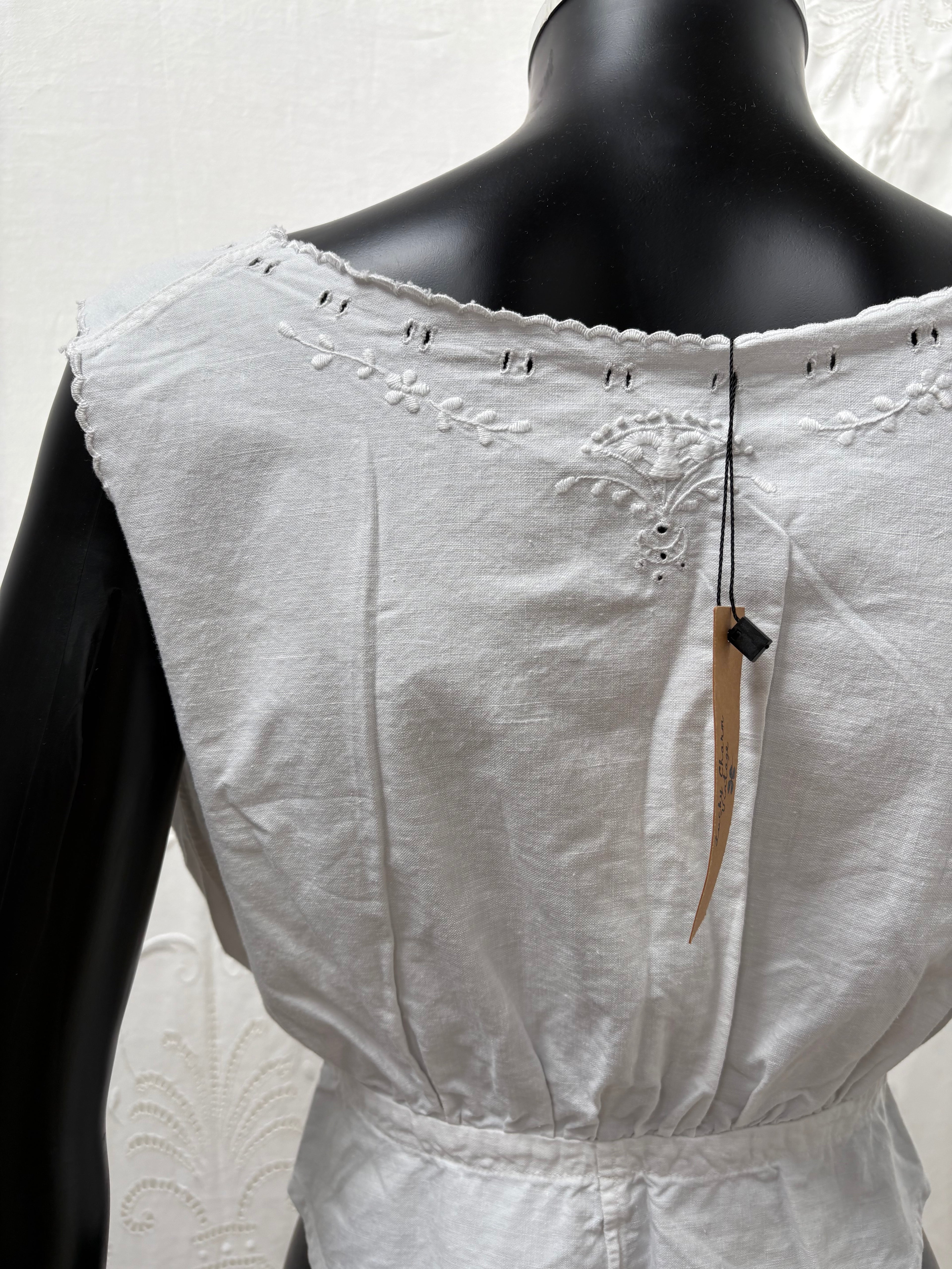 1900s Pure Cotton Corset Cover