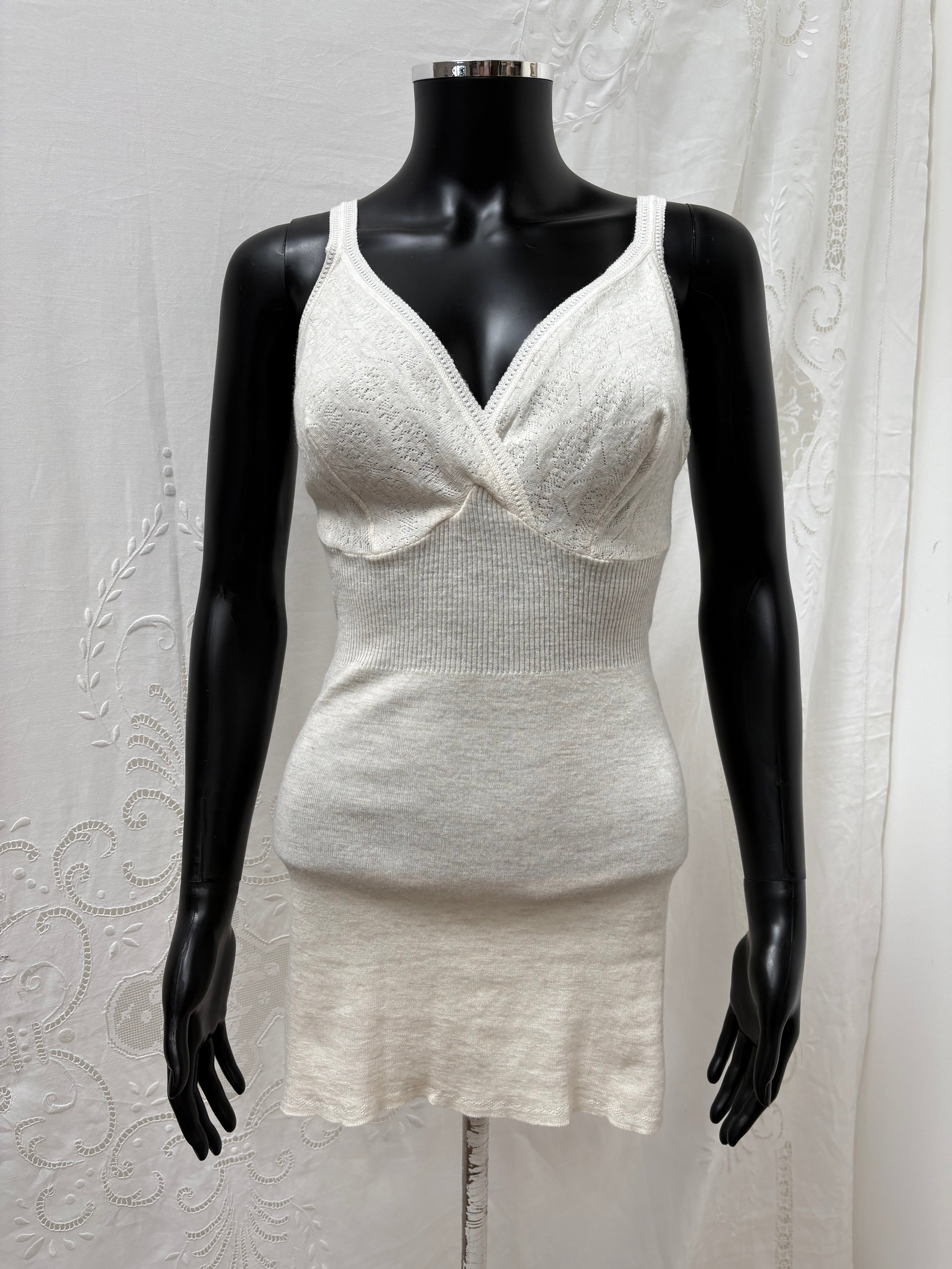 1980s Wool Blend Longline Camisole
