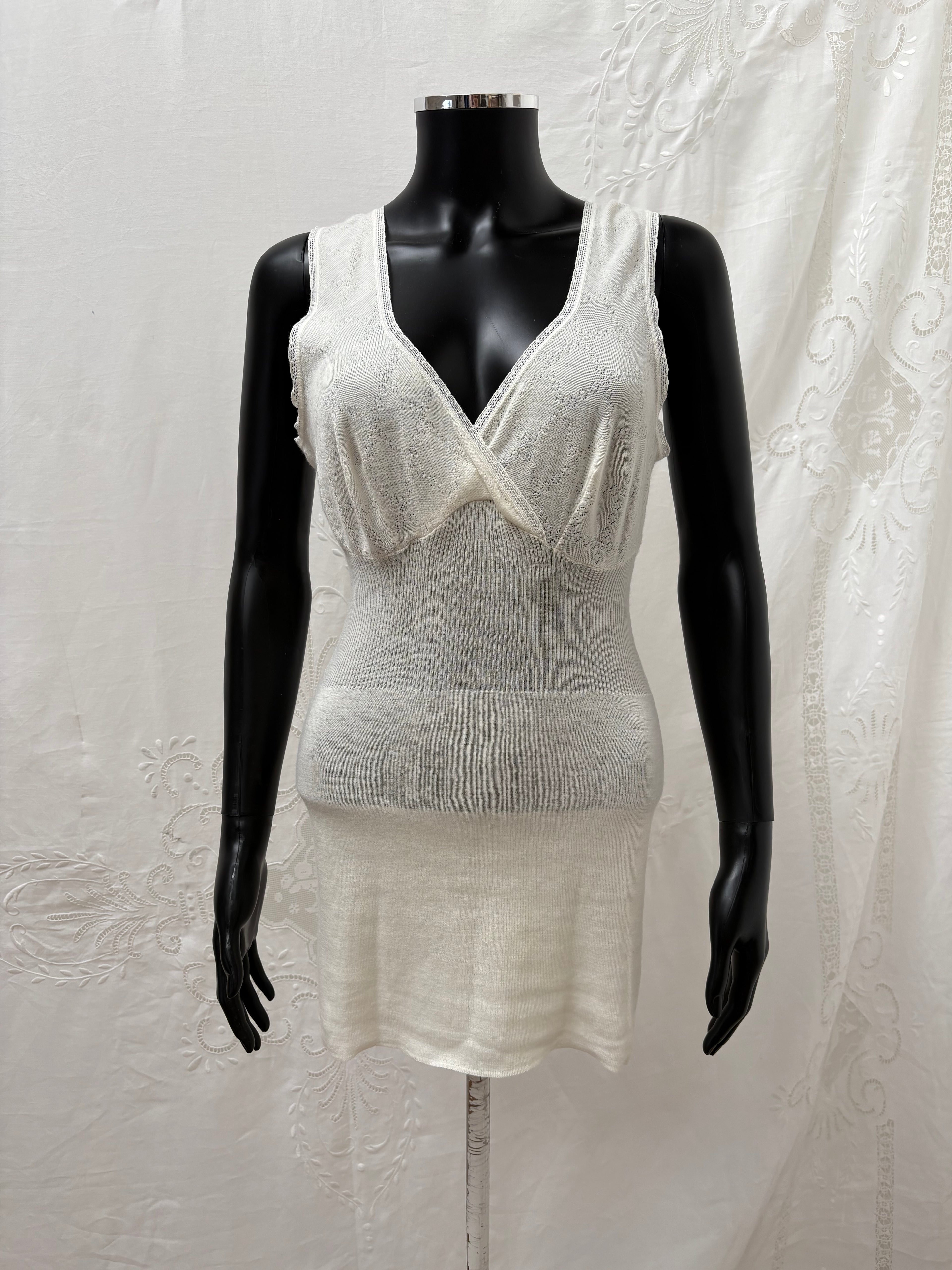 1980s Wool Blend Longline Camisole