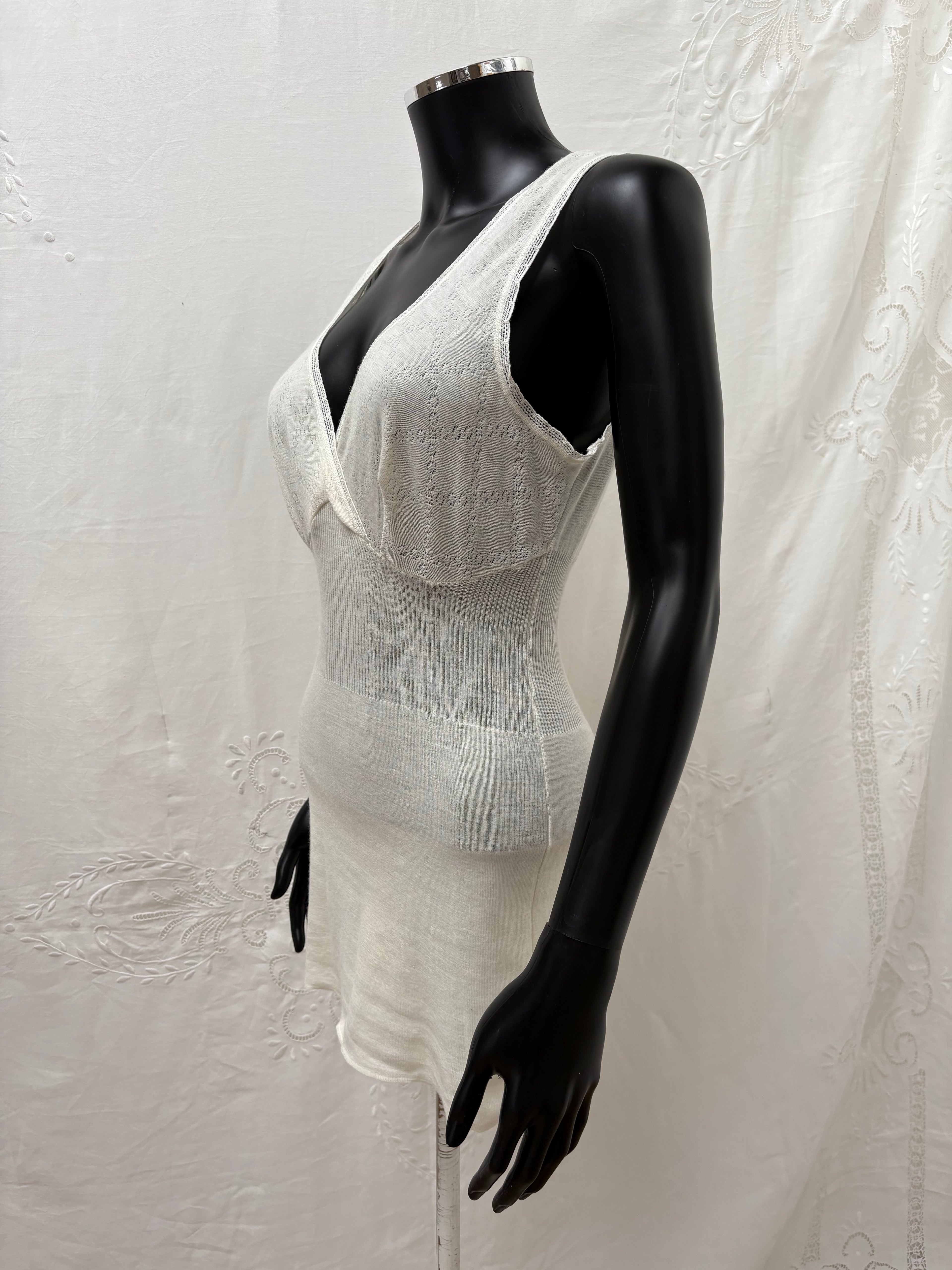 1980s Wool Blend Longline Camisole