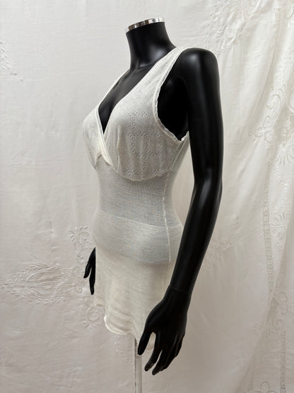 1980s Wool Blend Longline Camisole