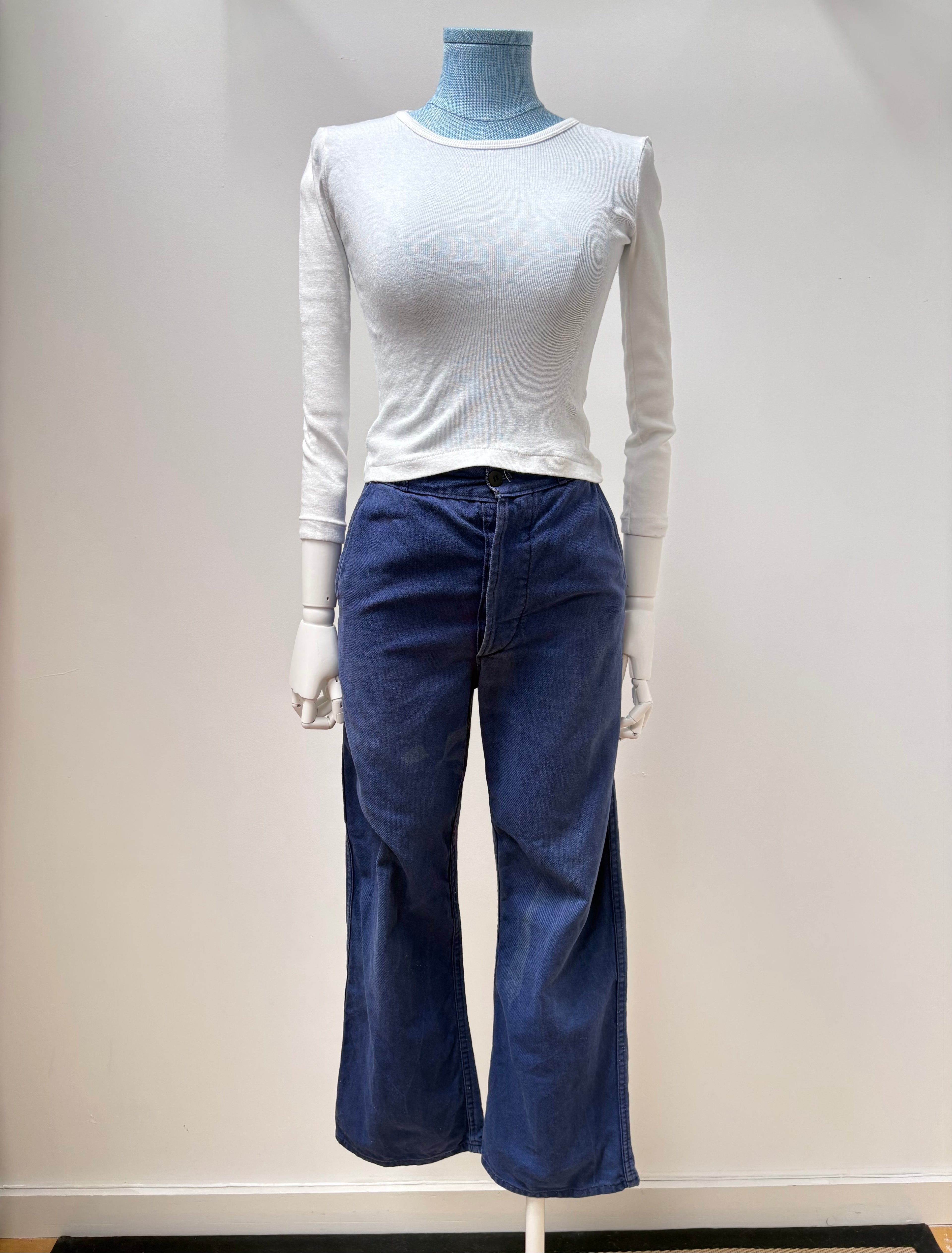1980s French Workwear Trousers