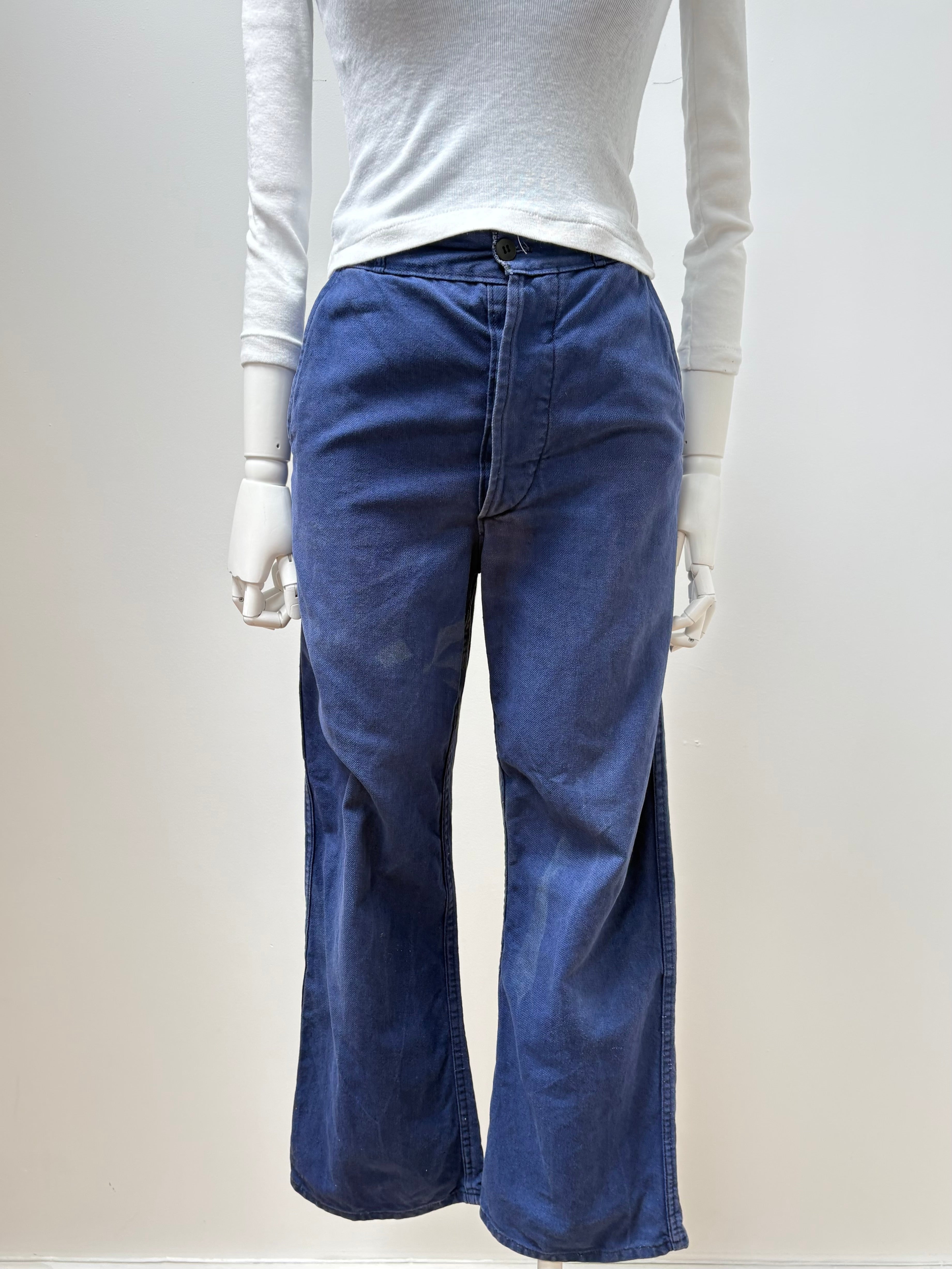 1980s French Workwear Trousers