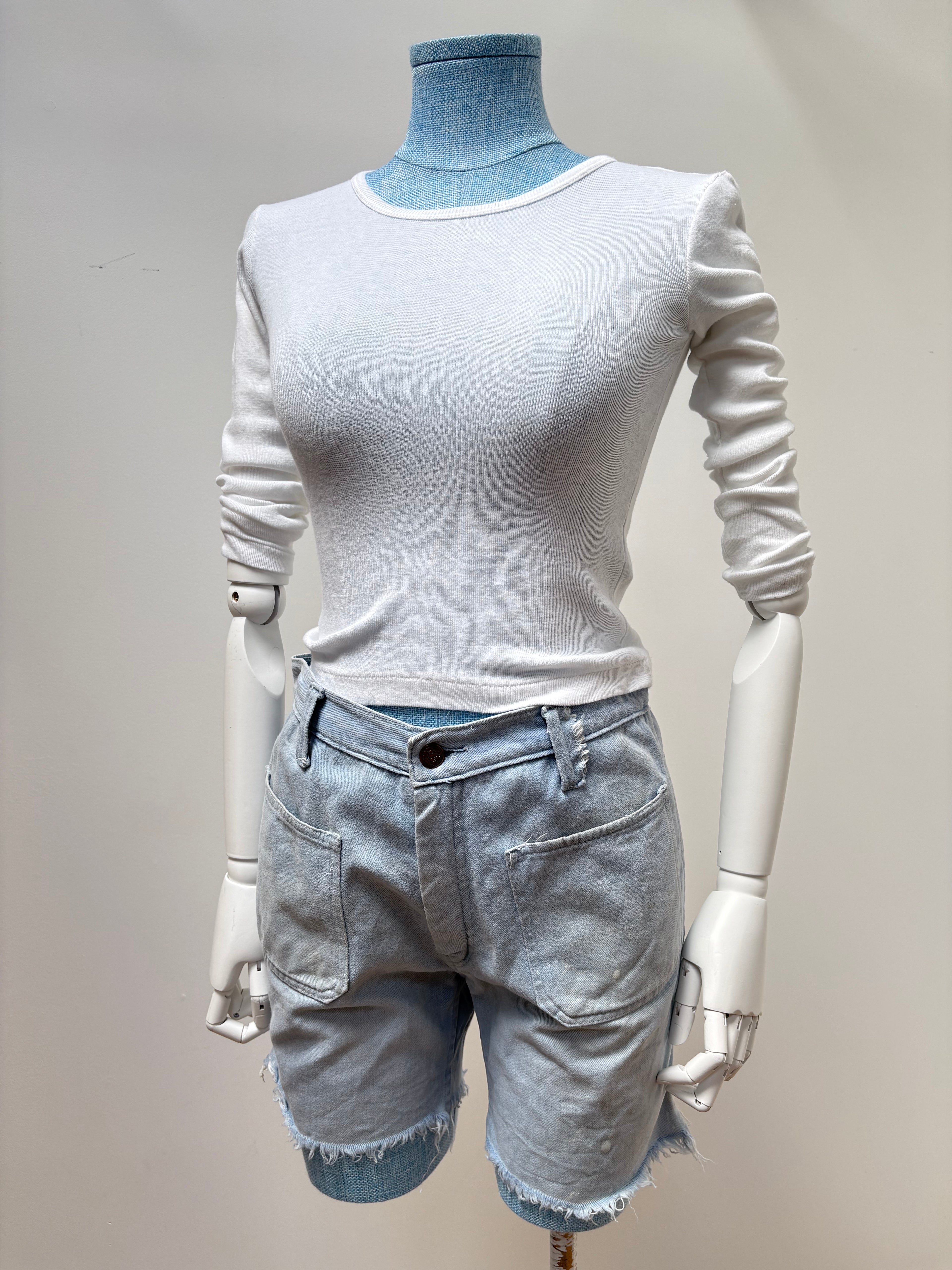 1970s Denim Shorts