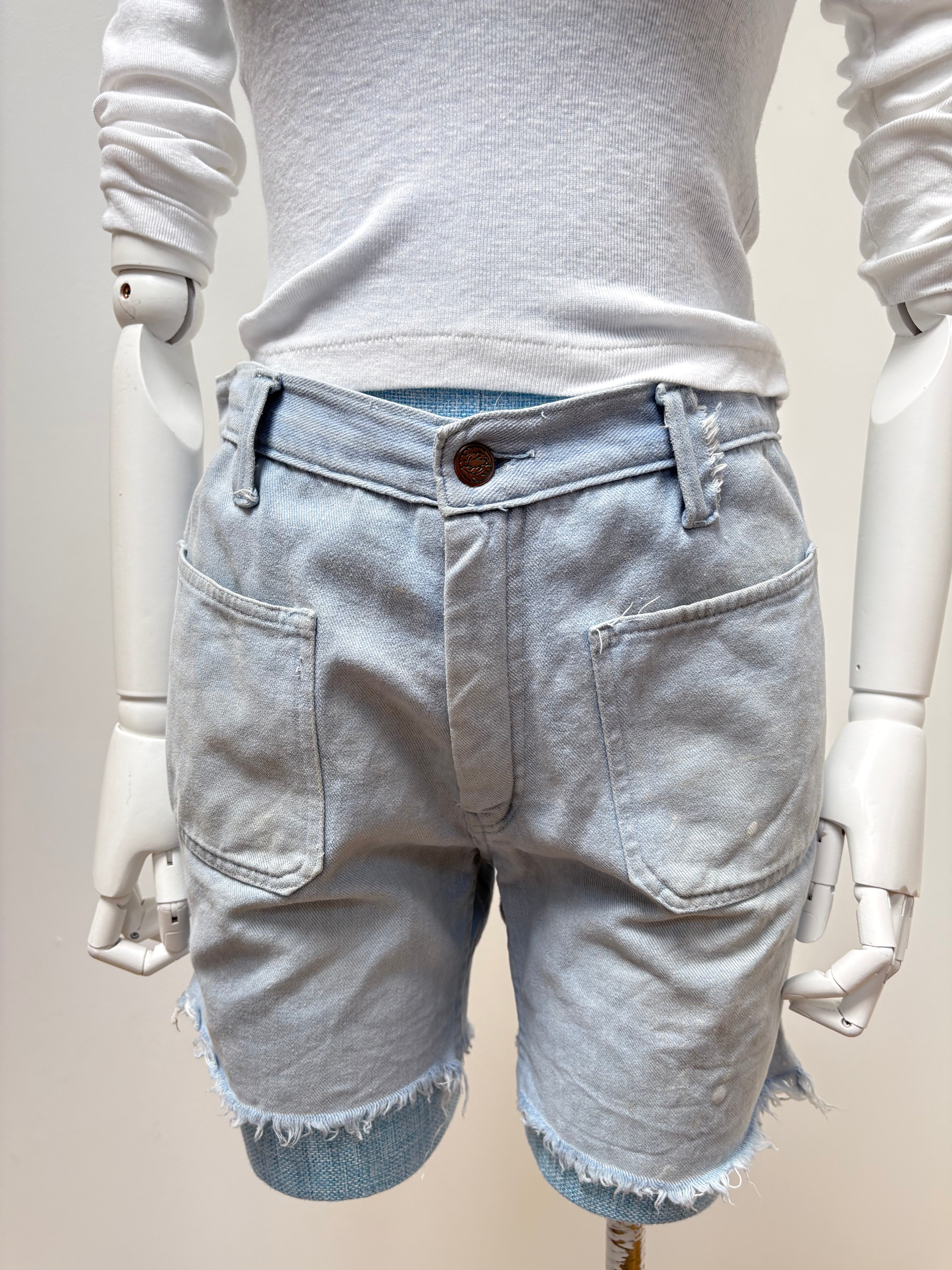 1970s Denim Shorts