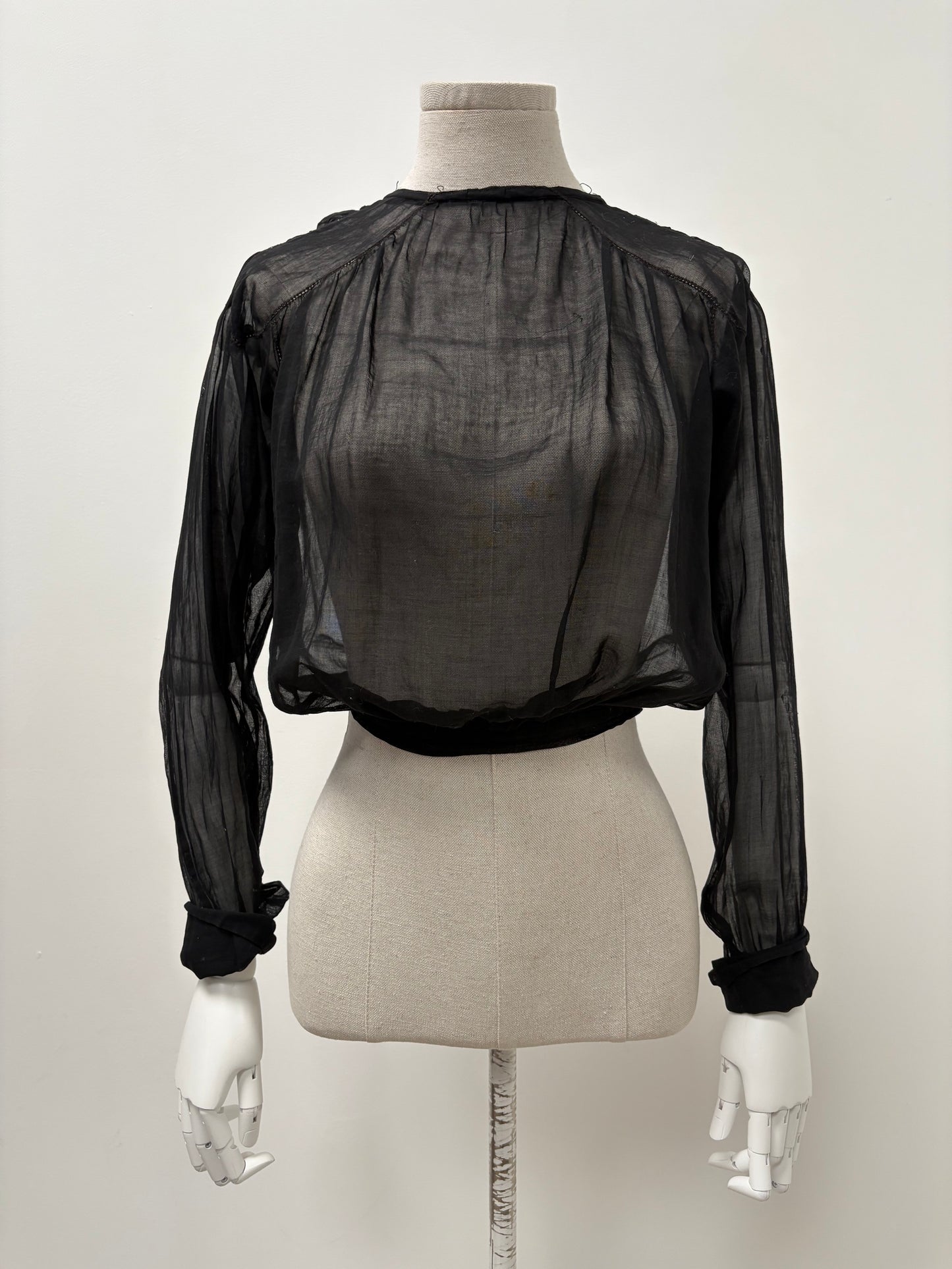 1900s Sheer Cotton Blouse