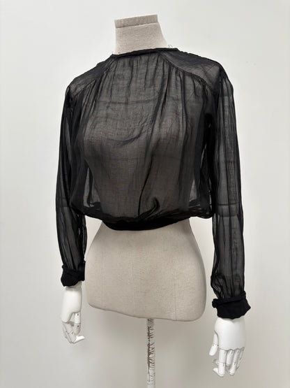 1900s Sheer Cotton Blouse