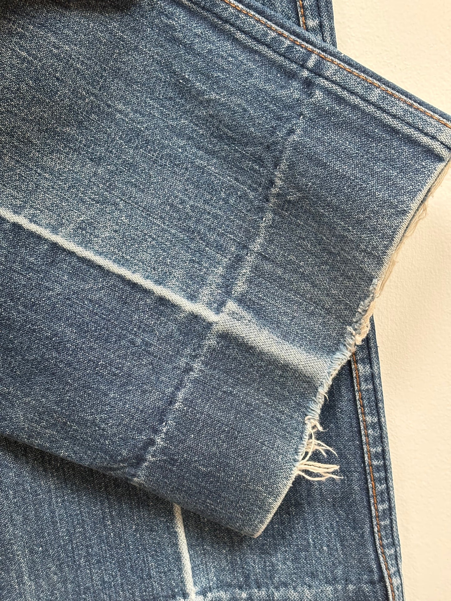 1970s 'Easy' Jeans with Press Crease Legs