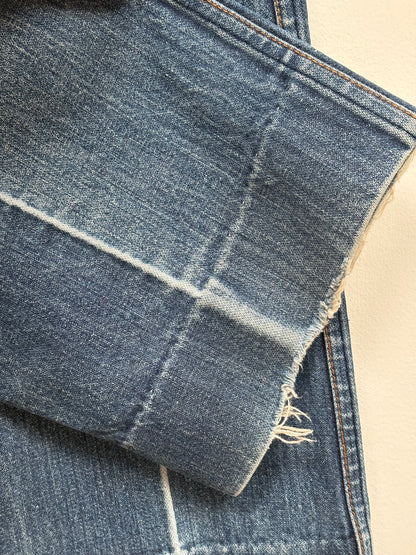 1970s 'Easy' Jeans with Press Crease Legs