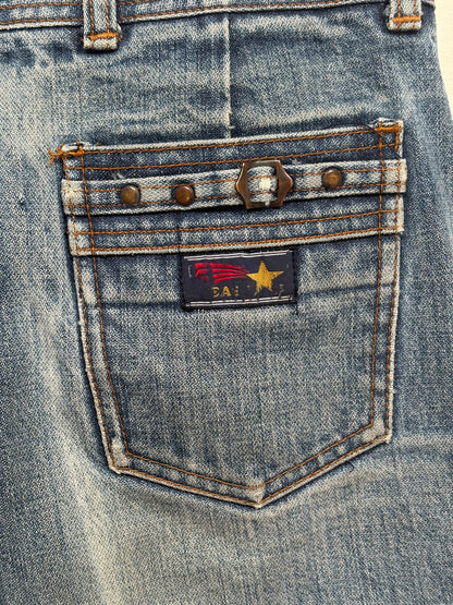 1970s 'Easy' Jeans with Press Crease Legs