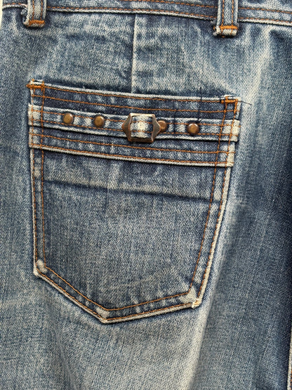 1970s 'Easy' Jeans with Press Crease Legs