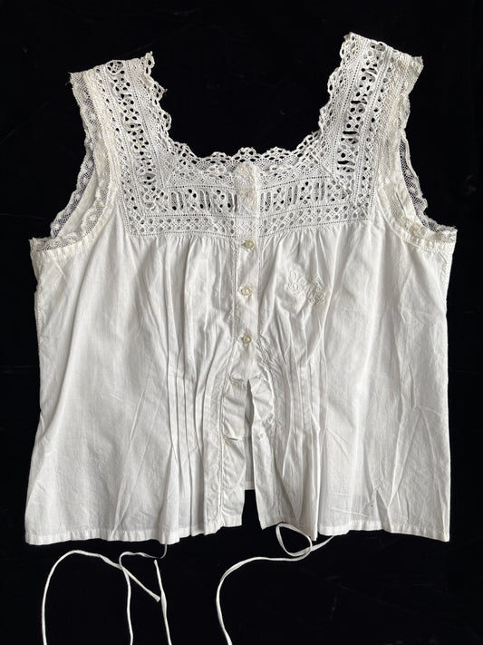 1900s Edwardian Corset Cover