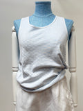 1960s Stripe Cotton Vest