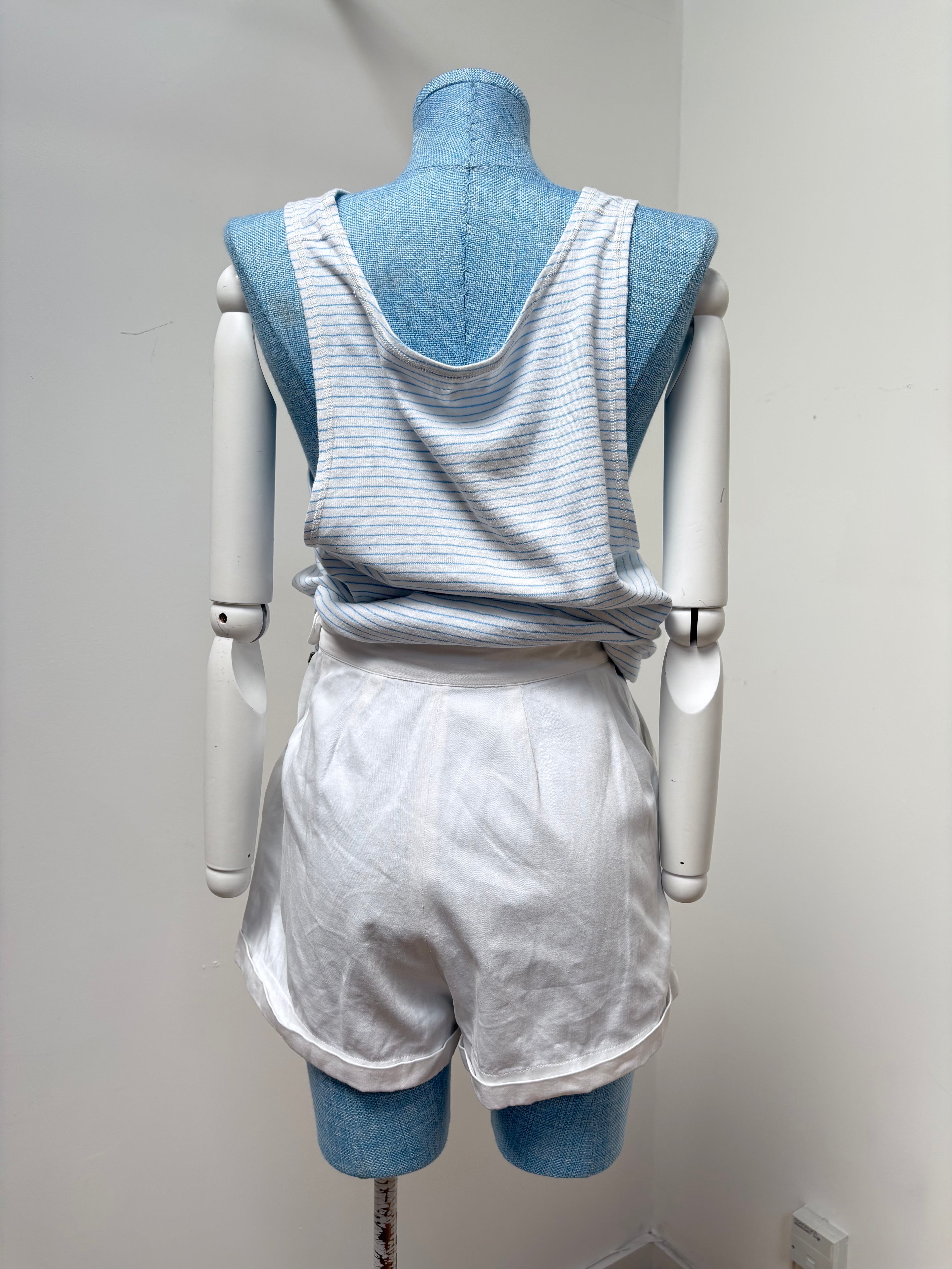 1960s Stripe Cotton Vest
