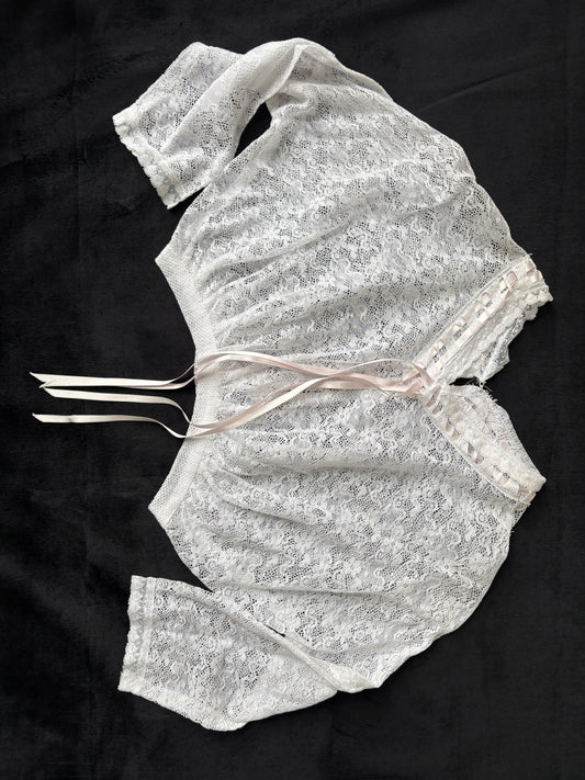 1950s Lace Boudoir Blouse