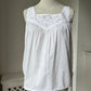 1970s 1980s White Cotton Camisole