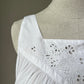 1970s 1980s White Cotton Camisole