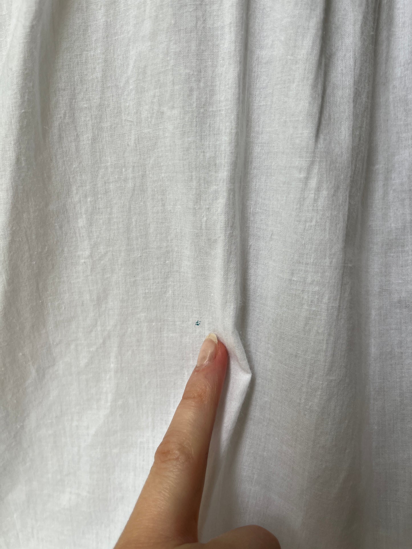 1970s 1980s White Cotton Camisole