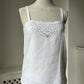 1980s Antique Style White Camisole