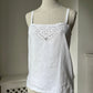 1980s Antique Style White Camisole