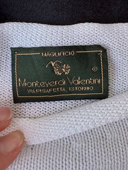 1990s High Neck Sleeveless Knit Blouse