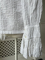 1970s Mexicana Ruffle Blouse
