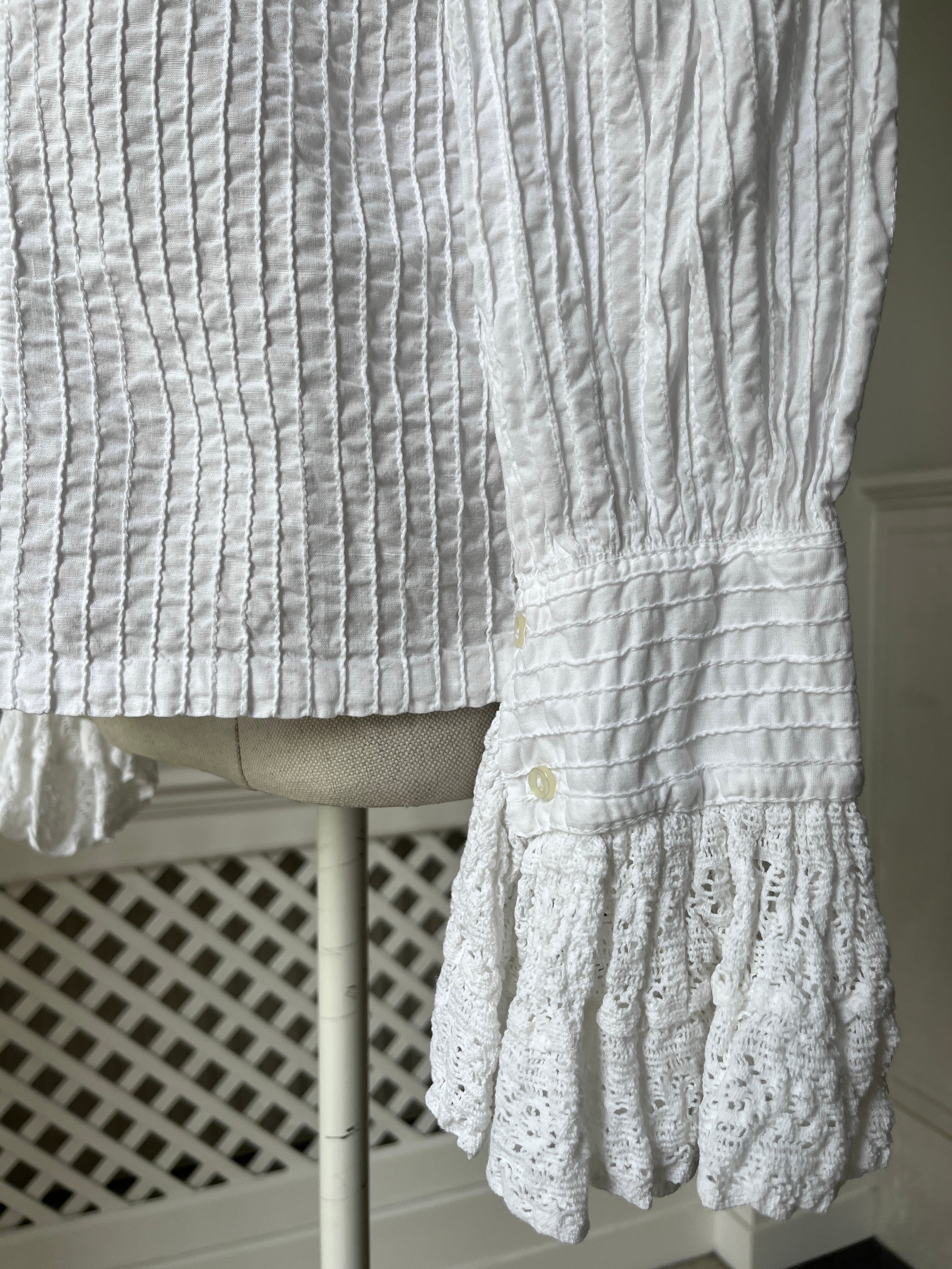 1970s Mexicana Ruffle Blouse