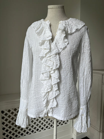 1970s *rare* 'Mexicana' Ruffled Blouse