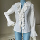 1970s *rare* 'Mexicana' Ruffled Blouse