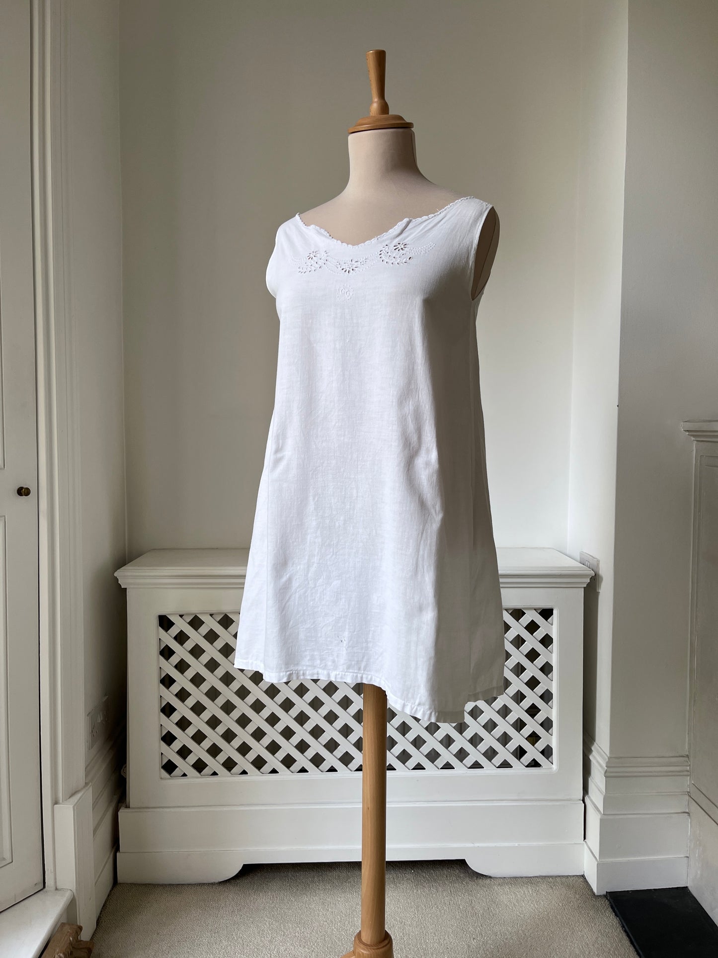 1910s Edwardian Cotton Nightdress