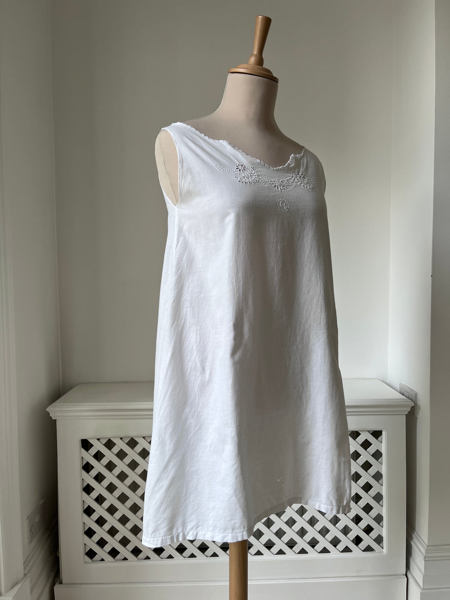 1910s Edwardian Cotton Nightdress