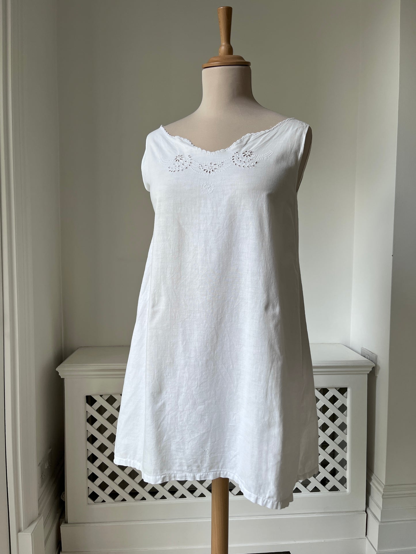 1910s Edwardian Cotton Nightdress