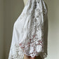 2000s Y2K Crochet and Openwork Open Blouse