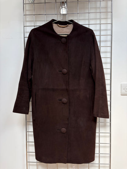 1960s Suede A-Line Coat (wounded)