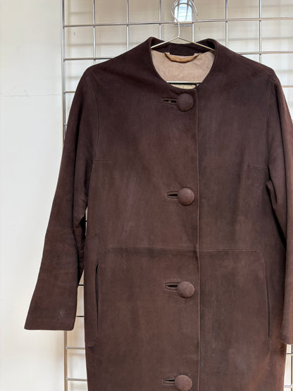 1960s Suede A-Line Coat (wounded)