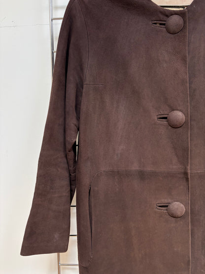 1960s Suede A-Line Coat (wounded)