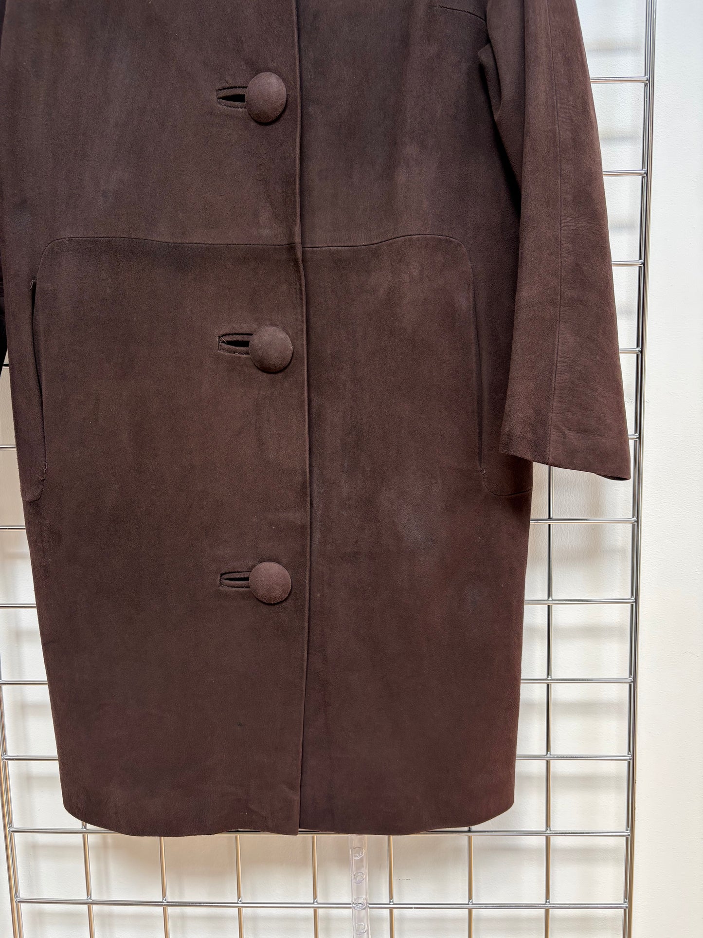 1960s Suede A-Line Coat (wounded)