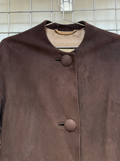 1960s Suede A-Line Coat (wounded)