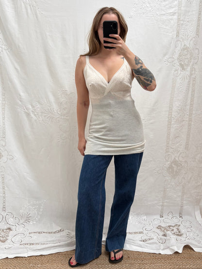 1980s Wool Blend Longline Camisole