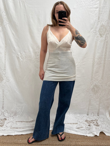 1980s Wool Blend Longline Camisole