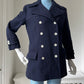 1960s Wool French Made Pea Coat