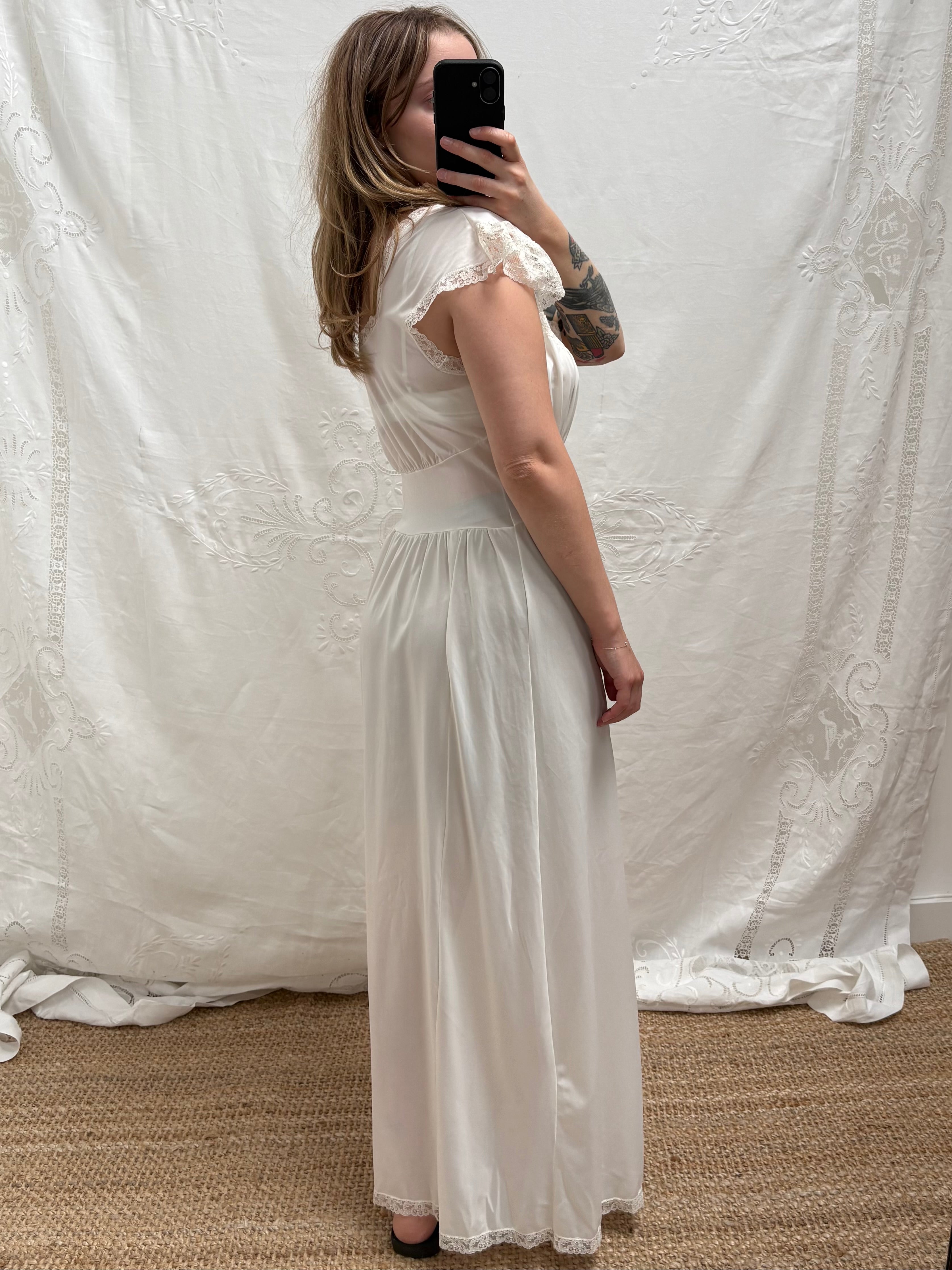 1950s Sheer Slip Dress