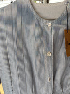 1940s Striped Pure Cotton Nurse's Dress